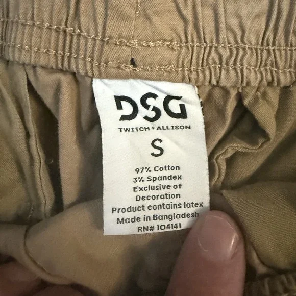 Levi's Signature And DSG Cargo Khaki Joggers Men's Size S Drawstring Elastic - Picture 11 of 16